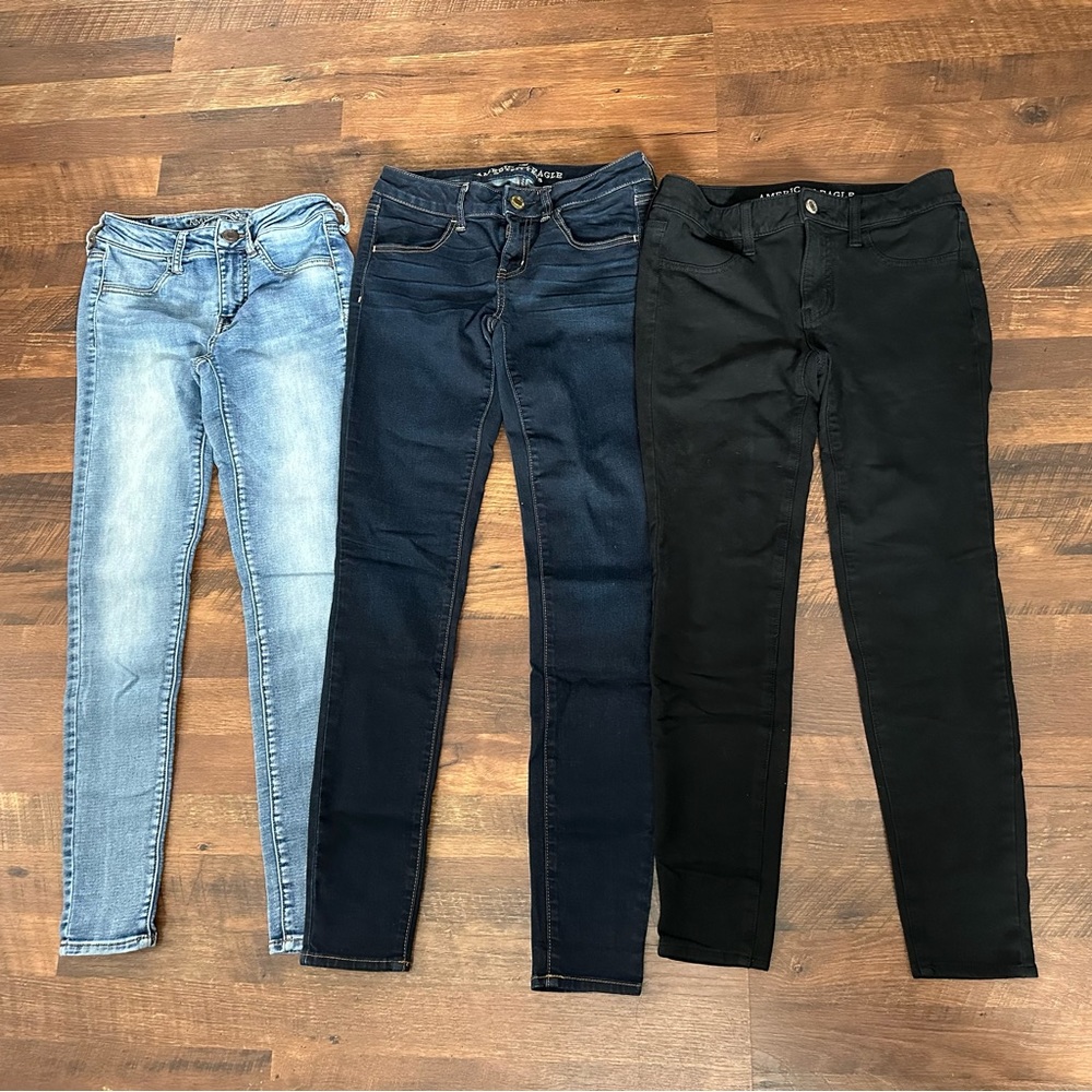 Set of 3 American Eagle Jeggings